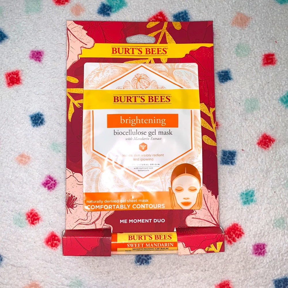 🐝 Burt’s Bees Brightening Mask & Lip Balm Duo 🐝